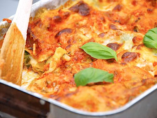 vegetar lasagne grøntsagslasagne