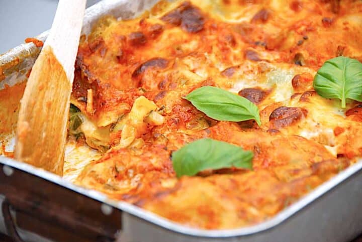 vegetar lasagne grøntsagslasagne