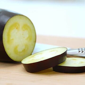 Billede med aubergine.