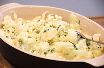 stuvet blomkål