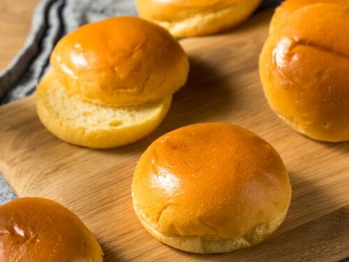 billede med brioche burgerboller