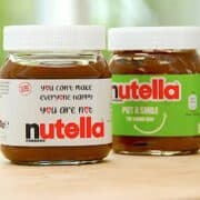 Billede med Nutella.