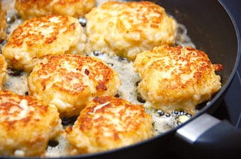 billede med fiskedunser fiskefrikadeller