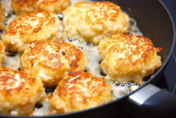 billede med fiskedunser fiskefrikadeller