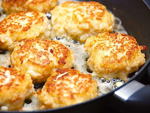 billede med fiskedunser fiskefrikadeller