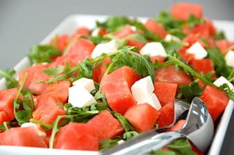 billede med vandmelonsalat