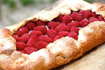 Billede af hindbærgalette.