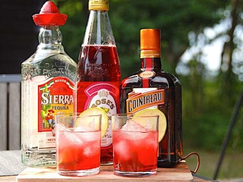 billede med PInk Margarita drink