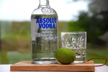 Billede med vodka.