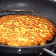 billede med kartoffelpandekage
