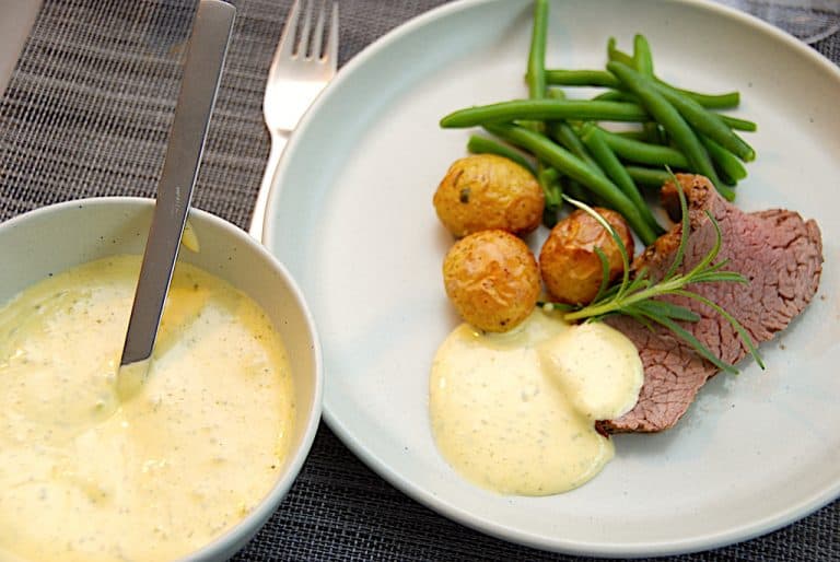 billede med sauce bearnaise sous vide