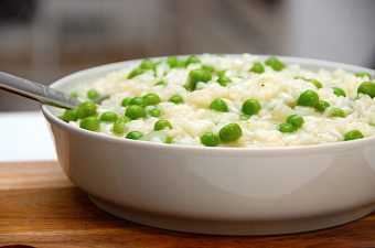 billede med ærterisotto