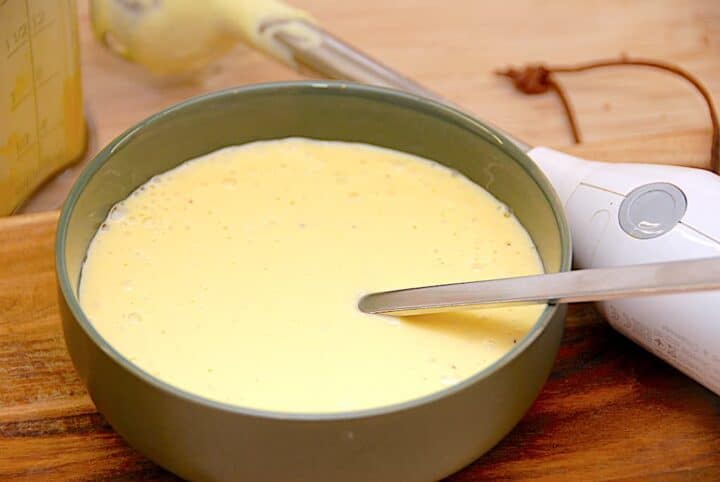 Billede af hollandaise sauce sous vide.