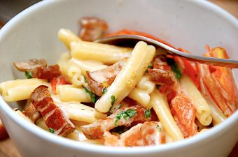 billederesultat for pasta med svampe