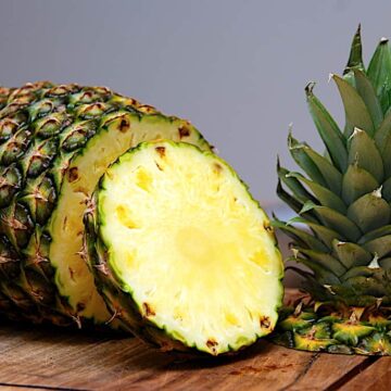 billede med ananas