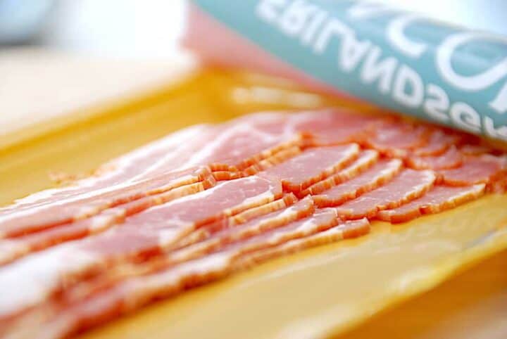 billede til bacon i mikroovn