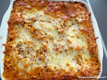 cremet spaghetti i fad