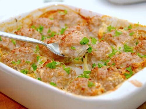 billederesultat for frikadeller i fad