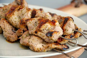 græske souvlaki spyd