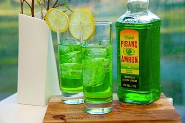 græsplæne drink med Pisang Ambon