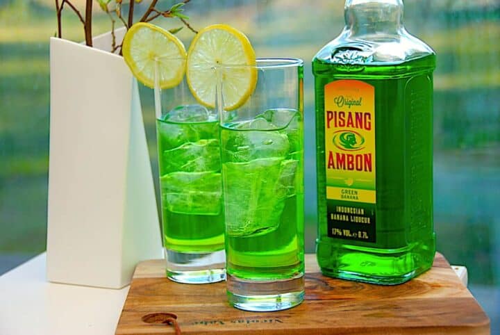 græsplæne drink med Pisang Ambon