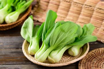 Billede med pak choy.
