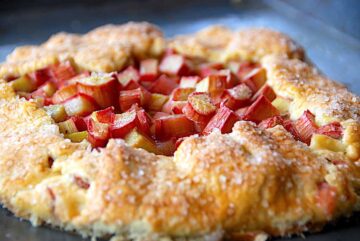 rabarber galette