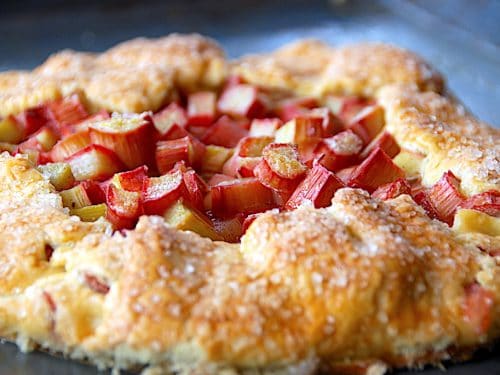 rabarber galette