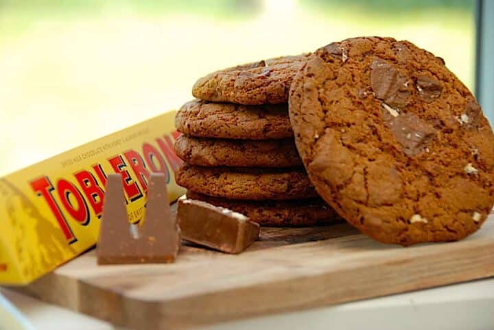 Toblerone cookies