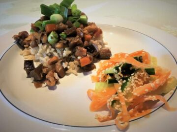 Koreansk mad vegetarret bulgogi