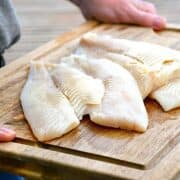 Billede med hellefisk
