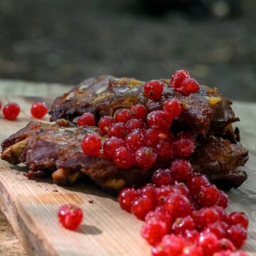 Ribben med ribs - mad over bål