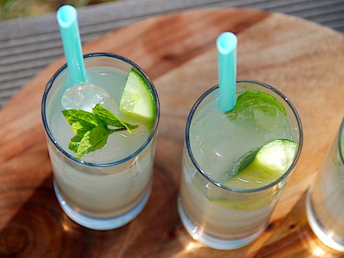 billede med ginger beer med hyldeblomst saft