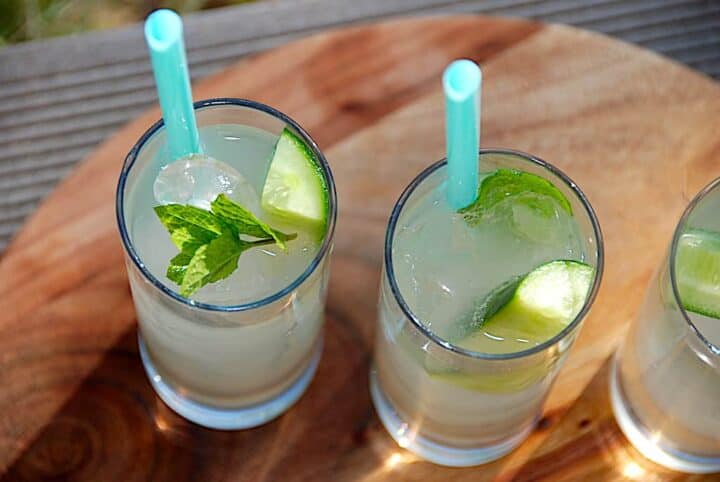 billede med ginger beer med hyldeblomst saft