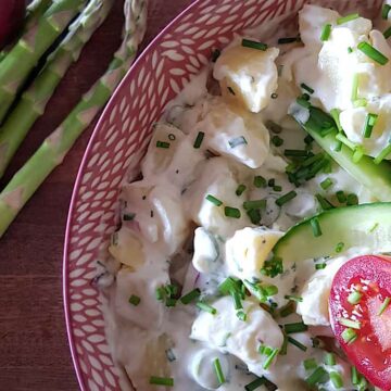 billede med dansk kartoffelsalat