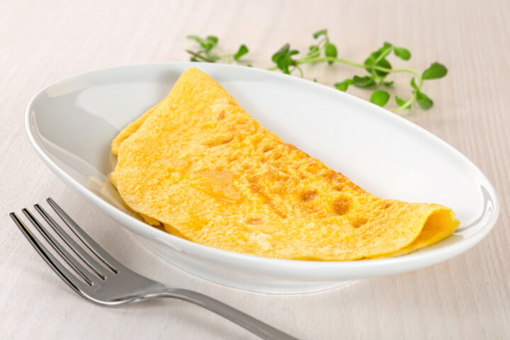 billede med omelet