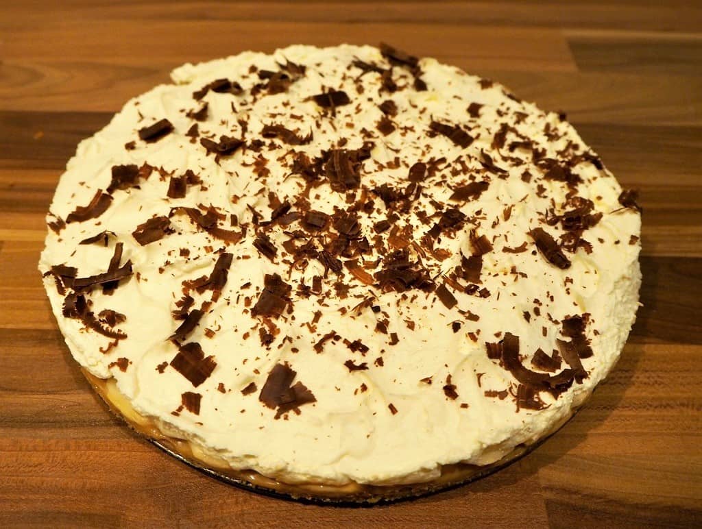 Banoffee pie - skøn tærte med banan og karamel