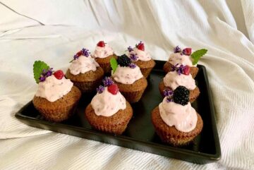 billede med Earl Grey muffins