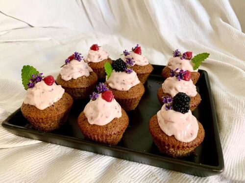 billede med Earl Grey muffins