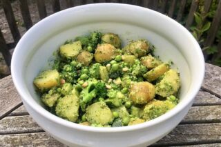 billederesultat for kartoffelsalat med pesto