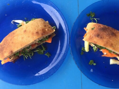Bahh mi sandwich