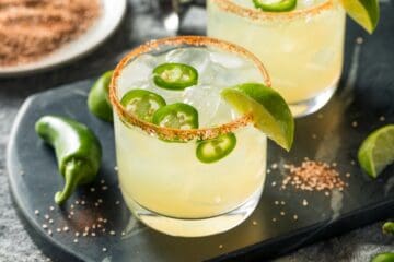 Billede med tequila.