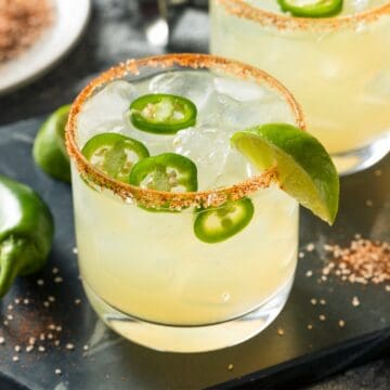 Billede med tequila.