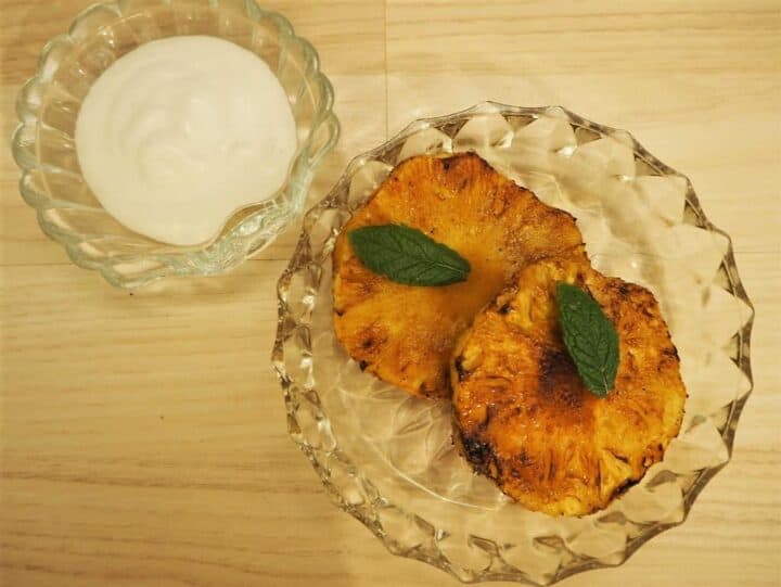 Grillet ananas