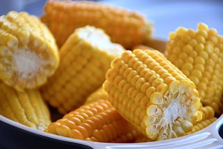 Billede af kogte majs.