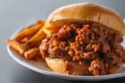 sloppy joe amerikansk sandwich