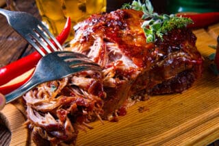 pulled pork i ovn