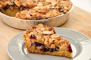 billederesultat for æble- og blåbærkage