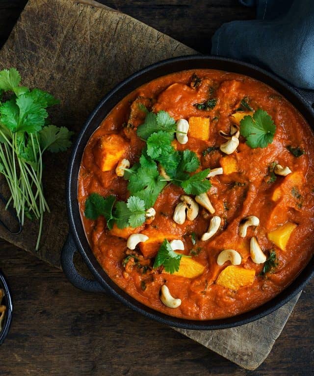 Curry med butternut squash