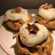 Cupcakes med gulerødder